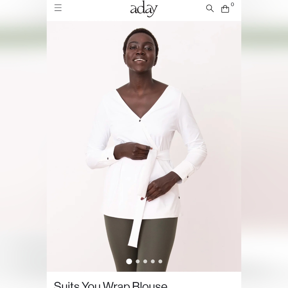 Aday white suits you blouse